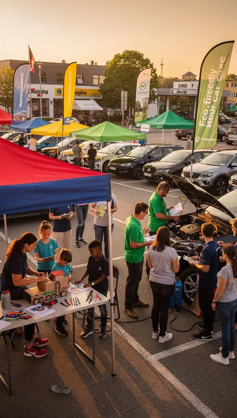 Prüfung der Bremsanlage durch qualifizierte Fachkräfte in einem deutschen Kfz-Wartungszentrum